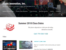 Tablet Screenshot of flightinnovation.com
